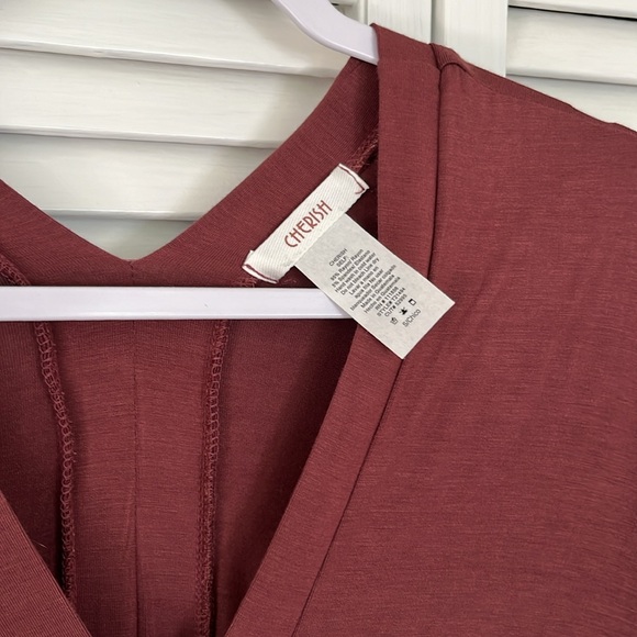 Rust Poncho Tunic - Picture 2 of 4